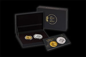 1804 Silver Dollar Coin & Medal Set