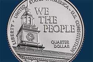 U.S. Constitution Quarter Reverse