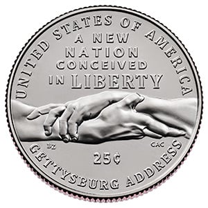 Gettysburg Address Quarter Reverse