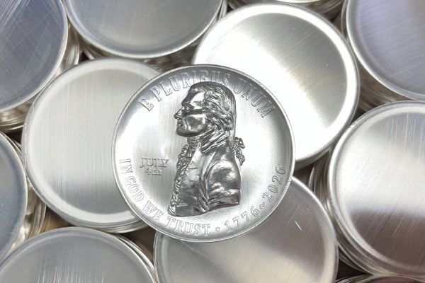 July 4th Privy Mark Quarter