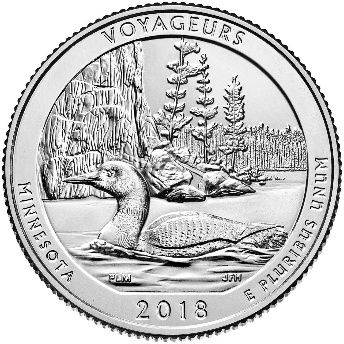 Voyageurs National Park Quarter Reverse