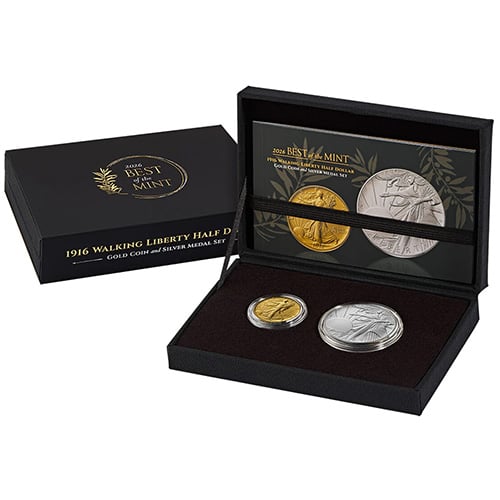 Best of the Mint - Walking Liberty Coin & Medal Set