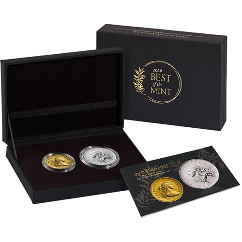 1804 Silver Dollar Coin & Medal Set