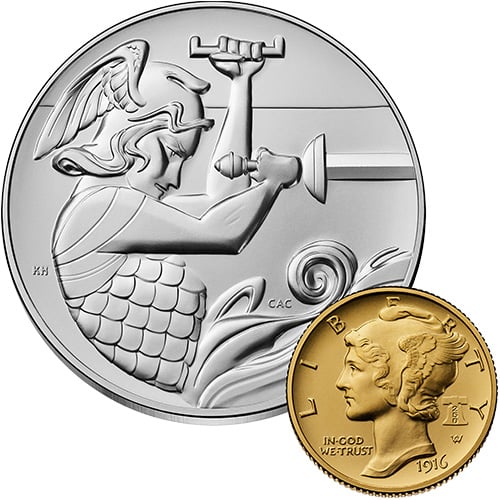 Best of the Mint Mercury Dime Coin & Medal Set