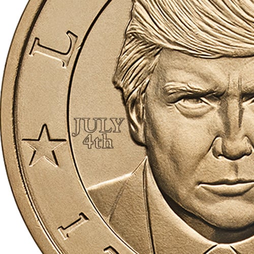 Donald Trump $1 Coin Privy Mark