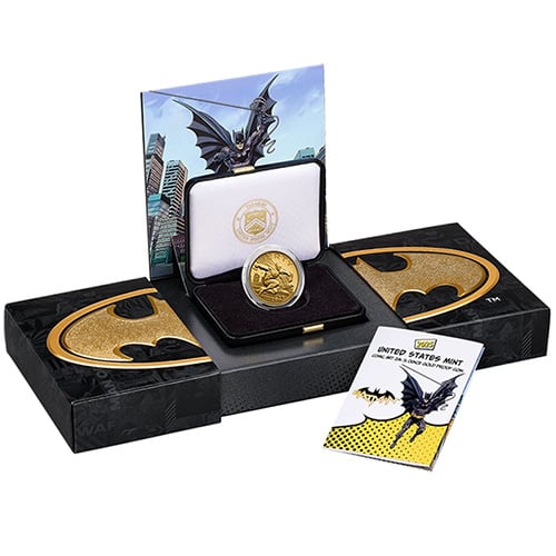 Batman Gold Coin Packaging