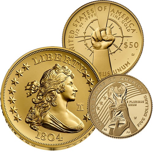 2026 Gold Coin Collage