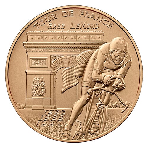 Greg LeMond Medal Obverse