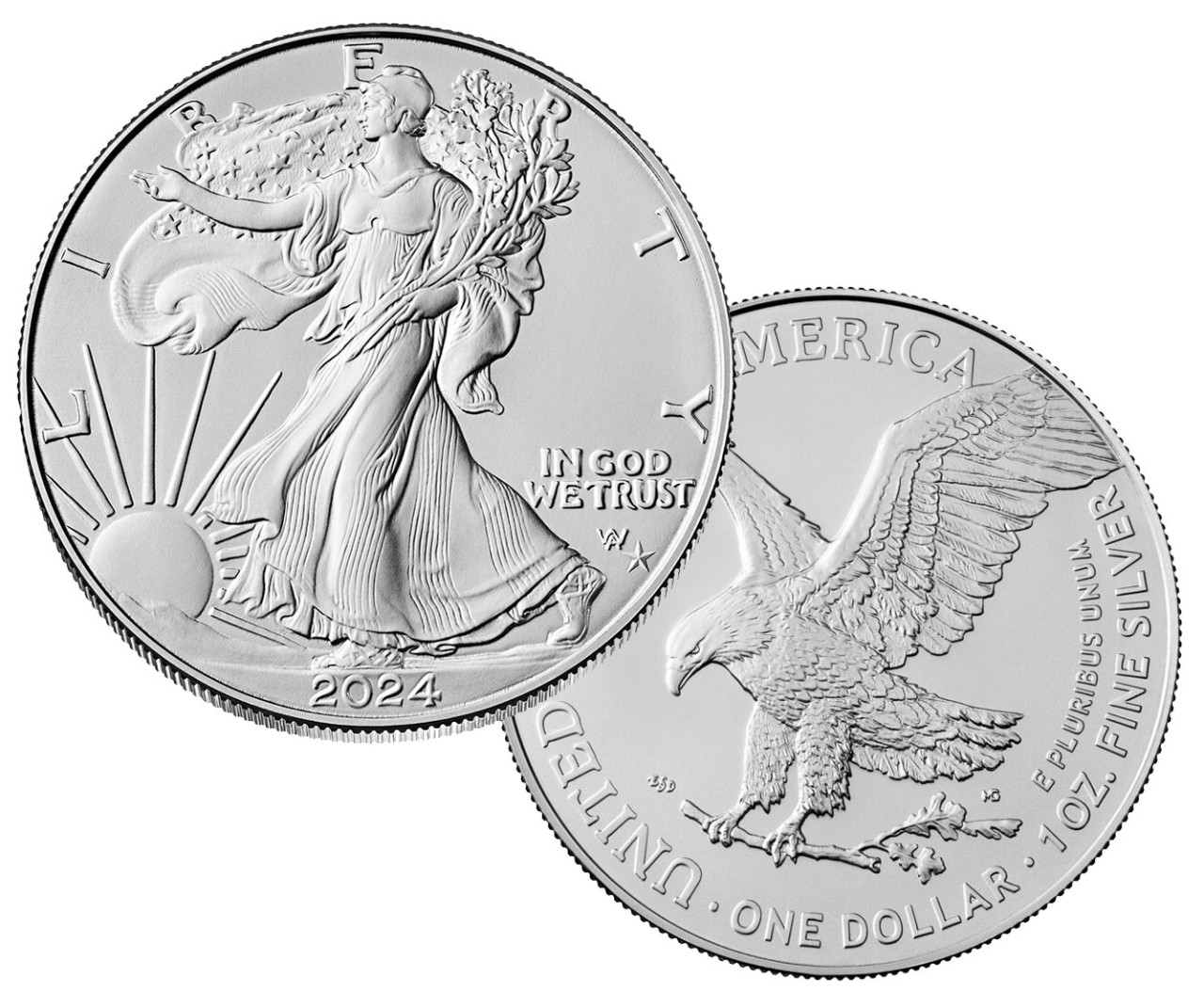 American Eagle Silver One Ounce Bullion Coin with Privy Mark