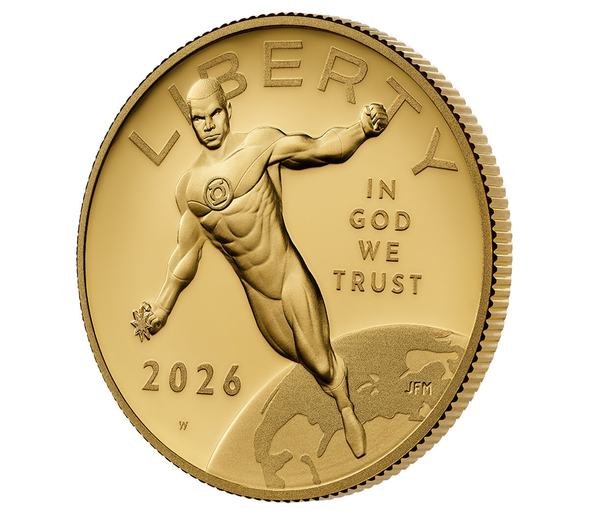 Comic Art 24-Karat Gold Proof Coin &ndash; Green Lantern&trade;, , hi-res image number 4.0