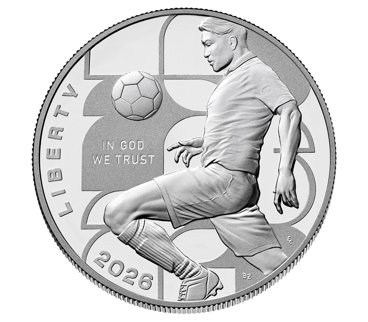 FIFA World Cup 2026&trade; Proof Silver Dollar, , hi-res image number 2.0