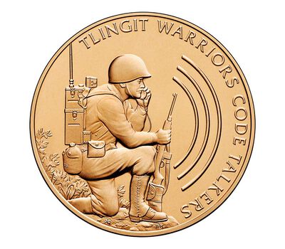 Tlingit Tribe Code Talkers Bronze Medal