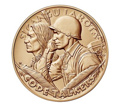 Rosebud Sioux Tribe Code Talkers Bronze Medal