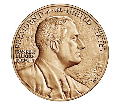 Franklin D. Roosevelt Bronze Medal