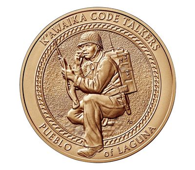 Pueblo of Laguna Tribe Code Talkers Bronze Medal
