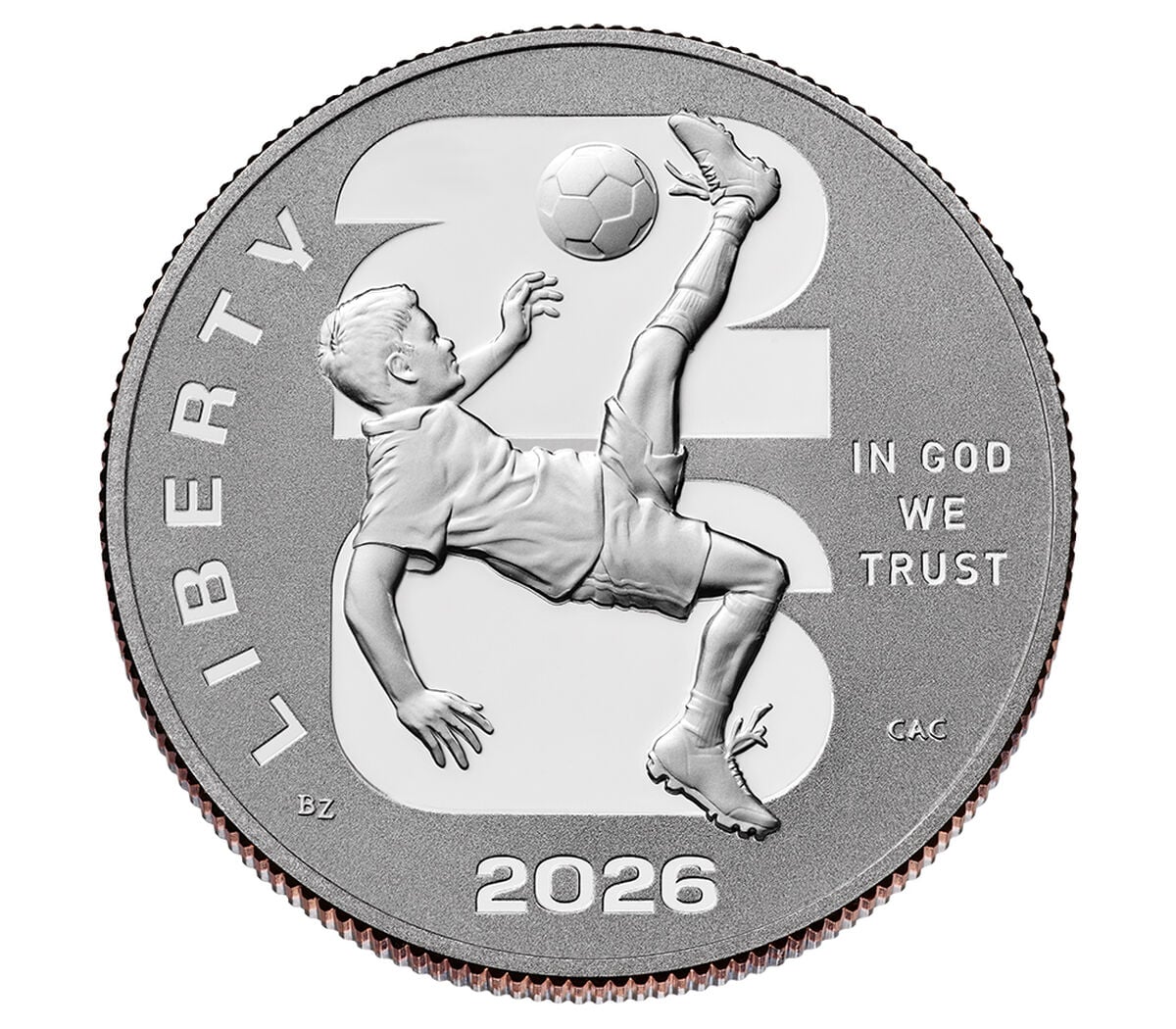 FIFA World Cup 2026&trade; Proof Half Dollar, , hi-res image number 2.0