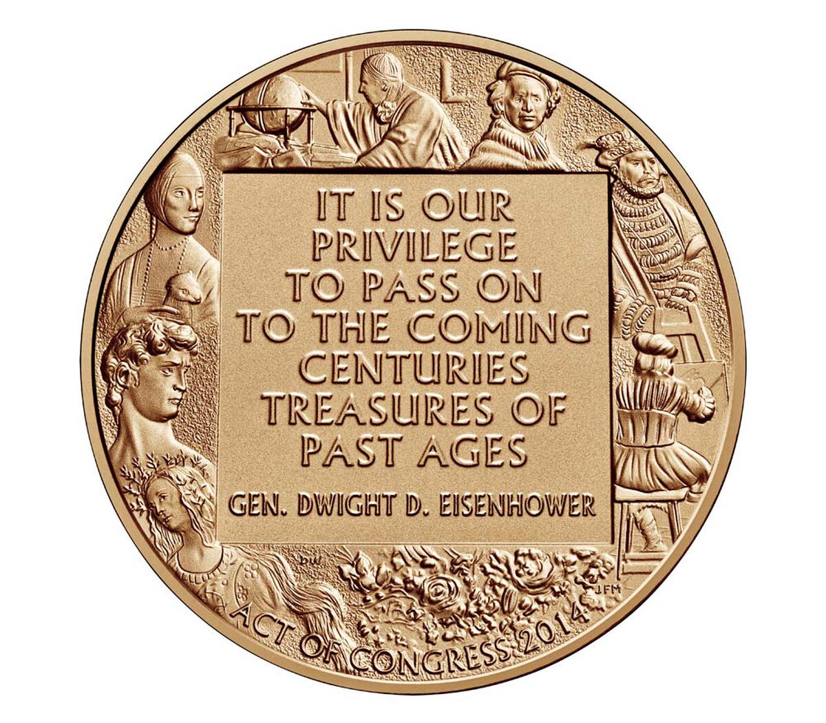Monuments Men Bronze Medal image number 2.0