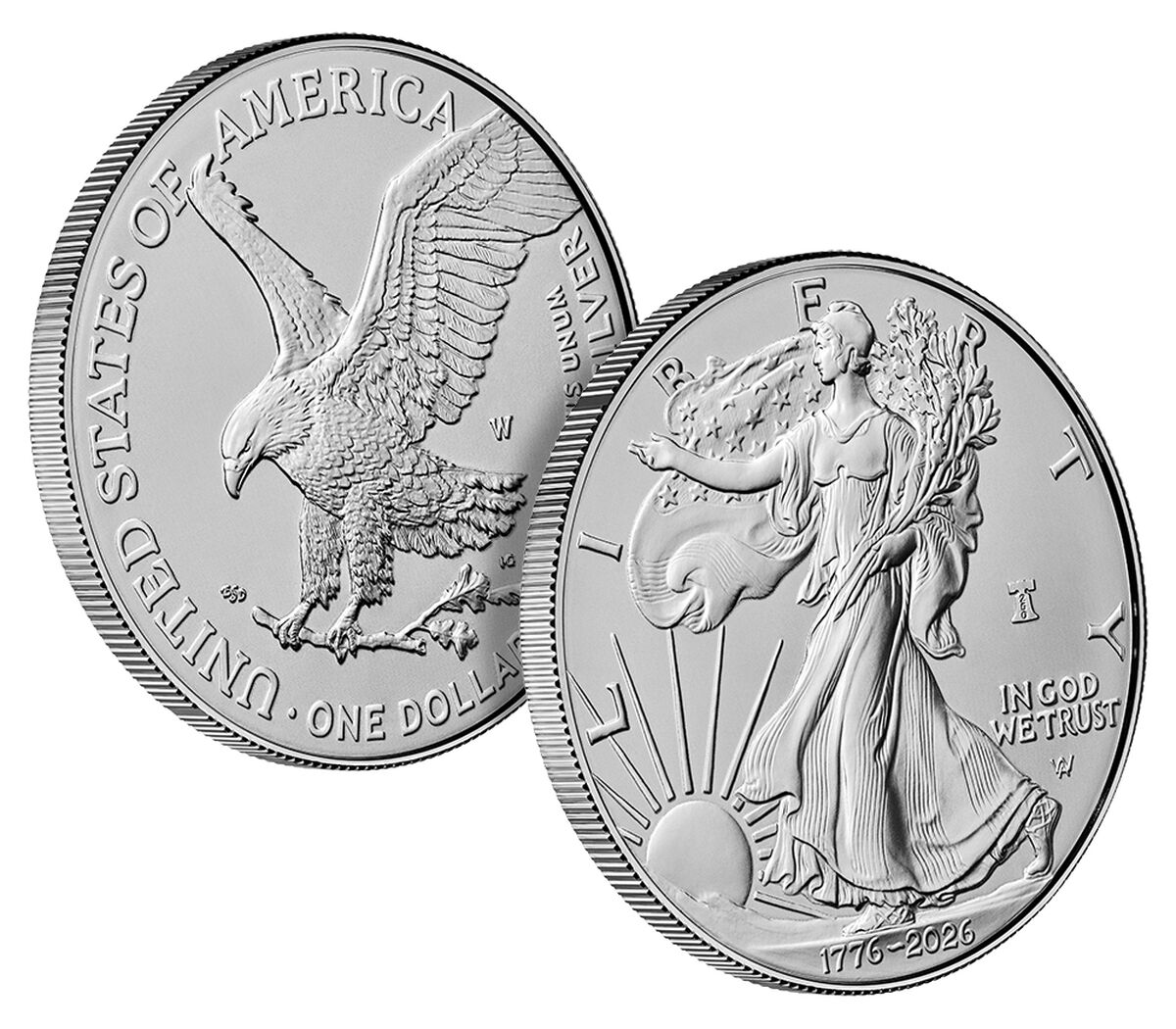 American Eagle Silver One Ounce Uncirculated Coin Subscription, , hi-res image number 2.0