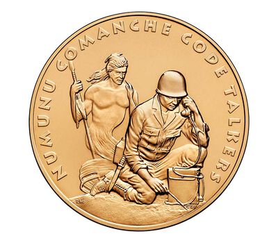 Comanche Nation Tribe Code Talkers Bronze Medal