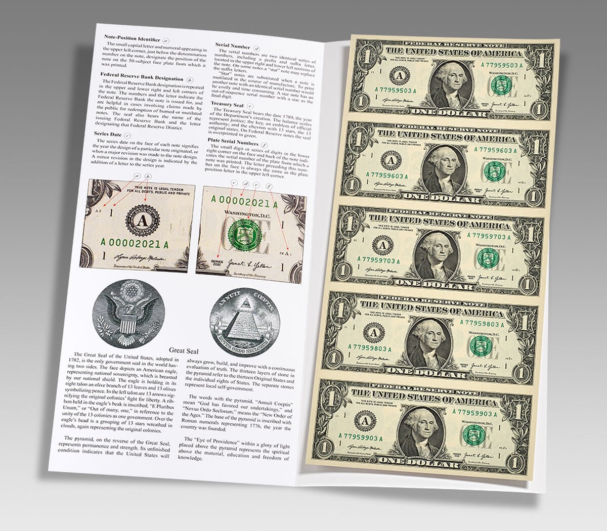 $1: Five-Note Sheet, , hi-res image number 2.0