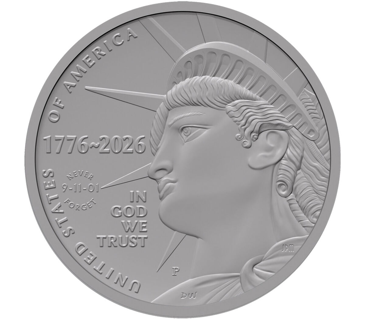 Semiquincentennial Half Dollar 2026 Rolls and Bags - 9/11 Enduring Liberty image number 1.0