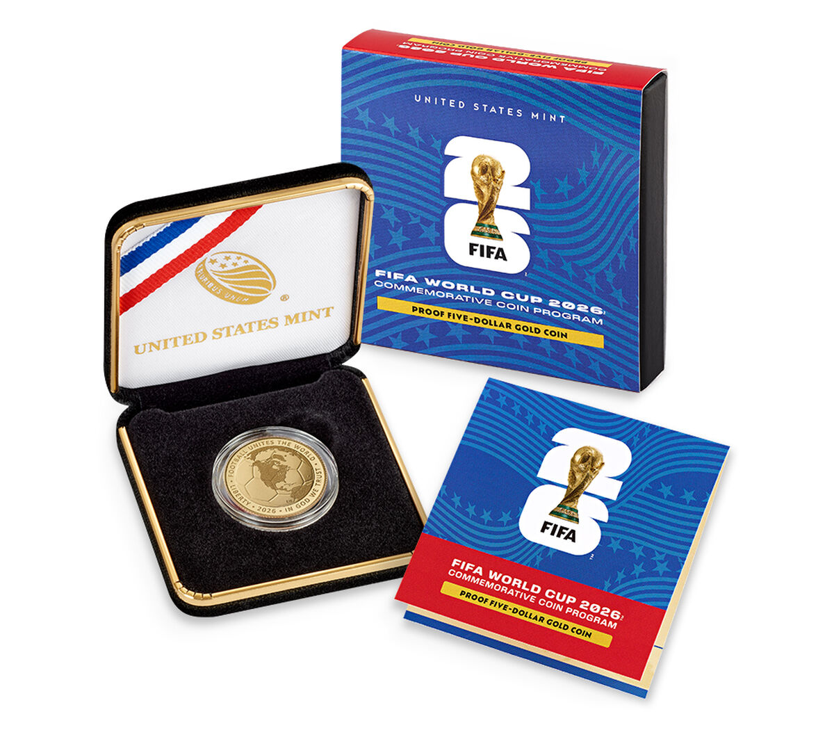 FIFA World Cup 2026&trade; Proof Five-Dollar Gold Coin, , hi-res image number 1.0