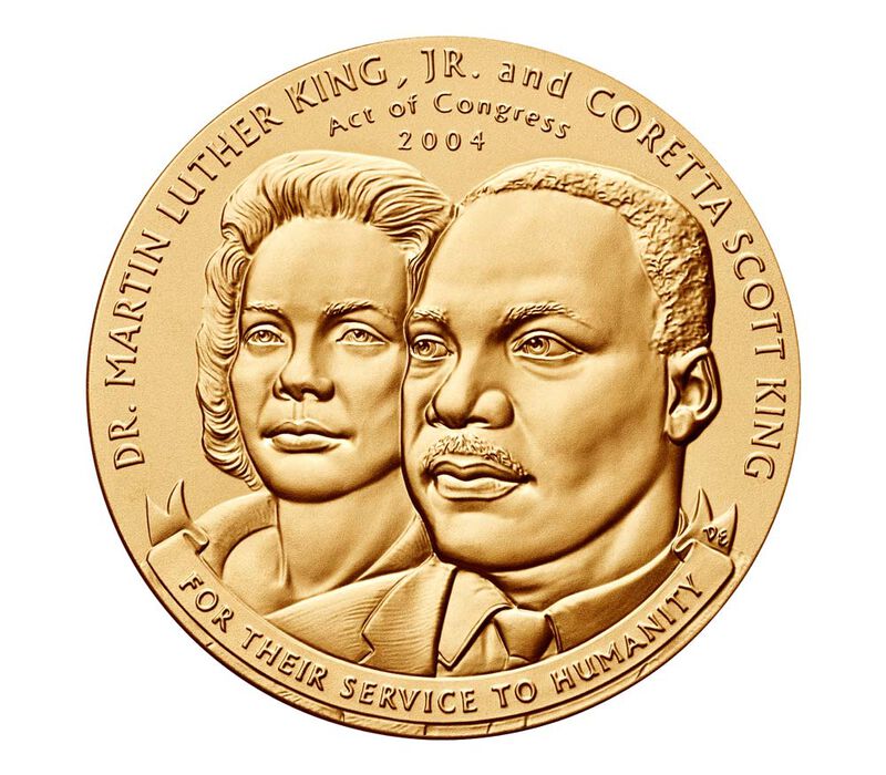 Dr. Martin Luther King, Jr. and Coretta Scott King Bronze Medal