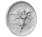 Comic Art 2.5 Ounce Silver Medal &ndash; Supergirl&trade;, , hi-res