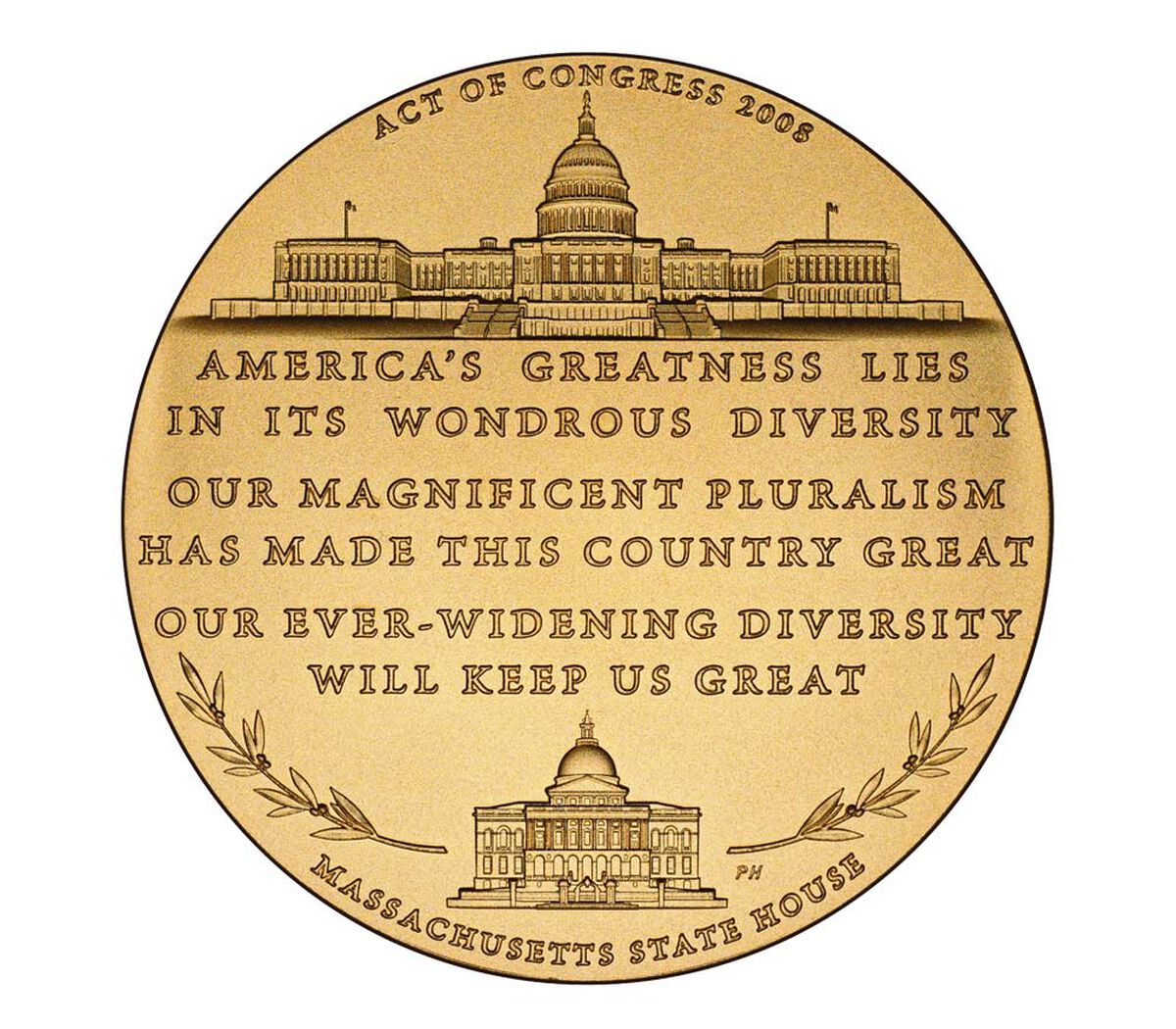 Senator Edward William Brooke III Bronze Medal image number 2.0