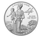 Preamble to the Declaration of Independence 2018 Platinum Proof Coin - Life, , hi-res