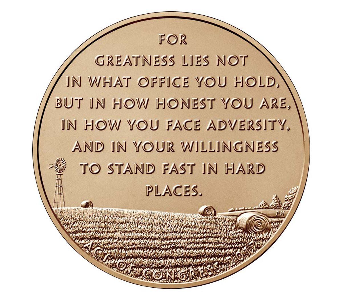 Bob Dole Bronze Medal image number 2.0