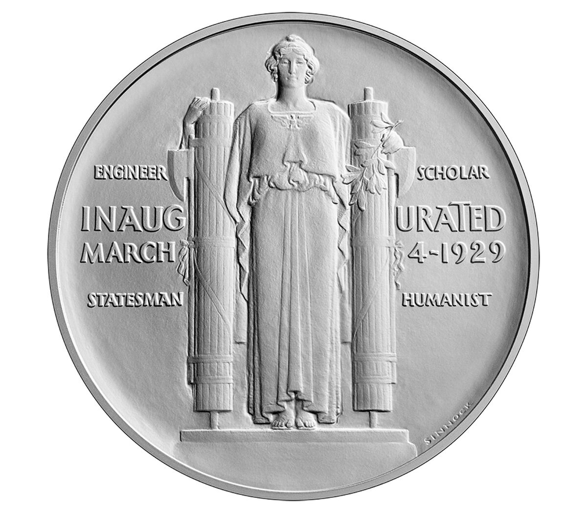 Herbert Hoover Presidential Silver Medal, , hi-res image number 2.0
