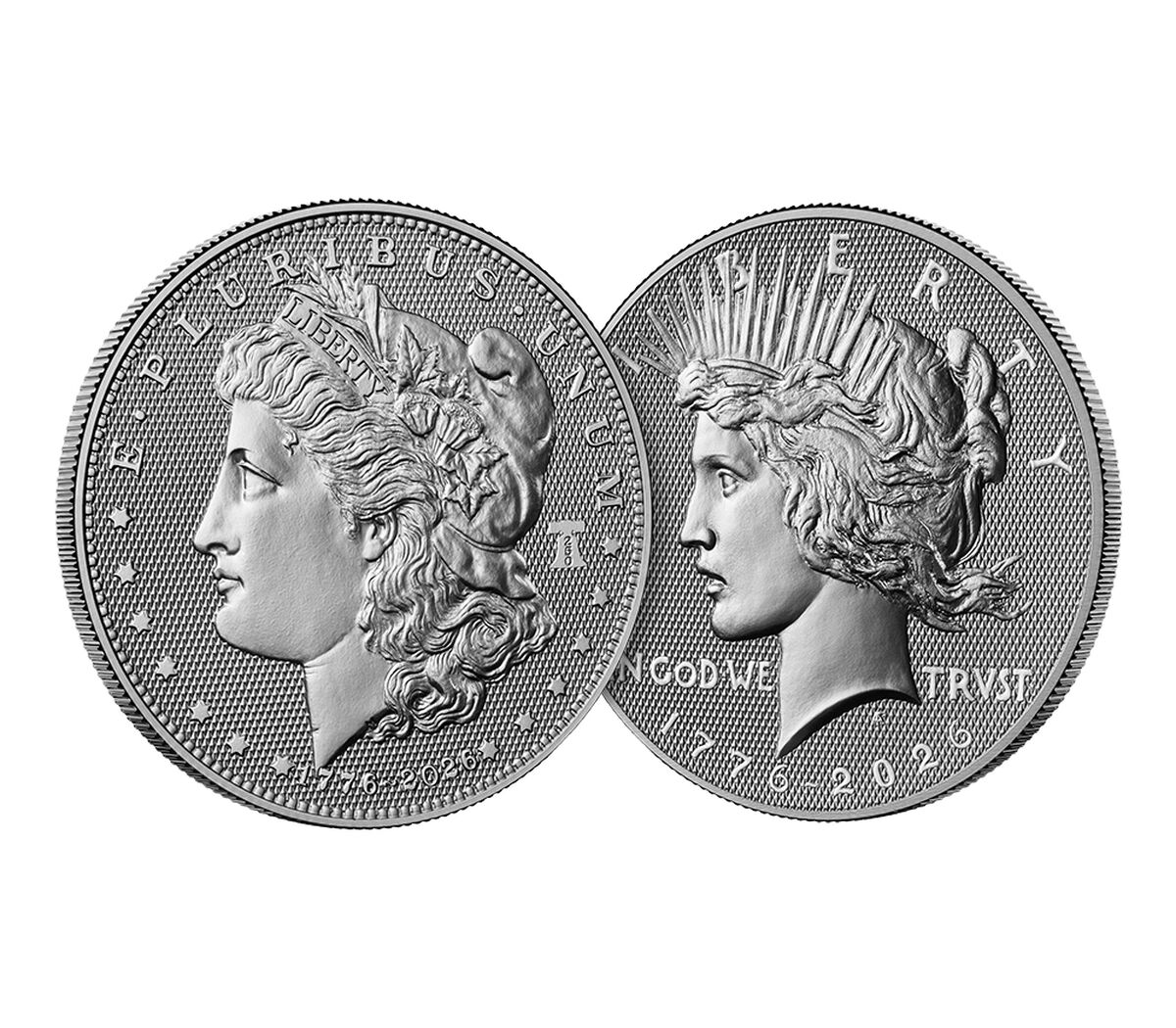 Morgan and Peace Dollar Diamond Field Two-Coin Set Subscription, , hi-res image number 2.0
