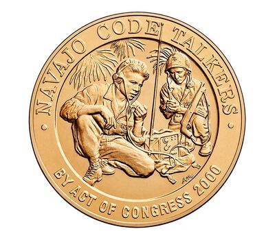 Navajo Code Talkers Bronze Medal