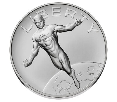 Comic Art One Ounce Silver Medal &ndash; Green Lantern&trade;