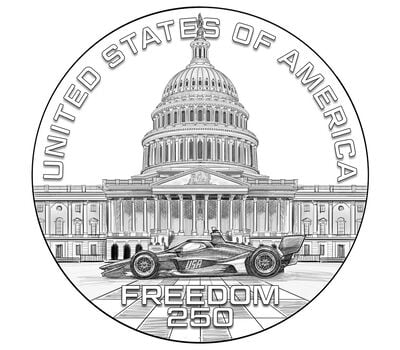 2026 Freedom 250 Race Medal