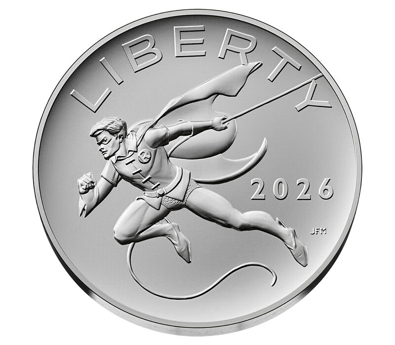 Comic Art 2.5 Ounce Silver Medal – Robin™