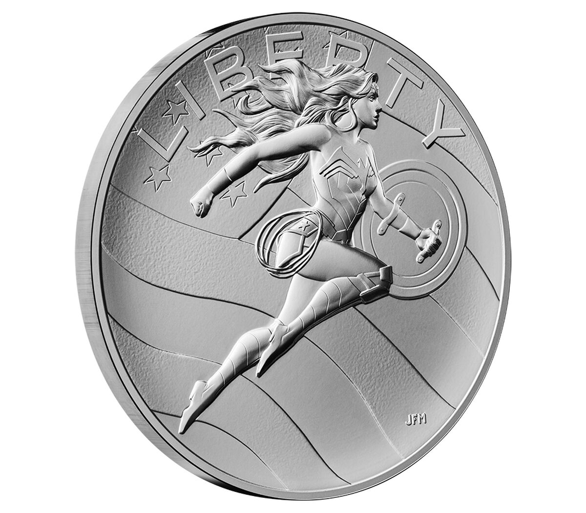 Comic Art One Ounce Silver Medal &ndash; Wonder Woman&trade;, , hi-res image number 6.0
