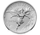 Comic Art 2.5 Ounce Silver Medal &ndash; Supergirl&trade;, , hi-res