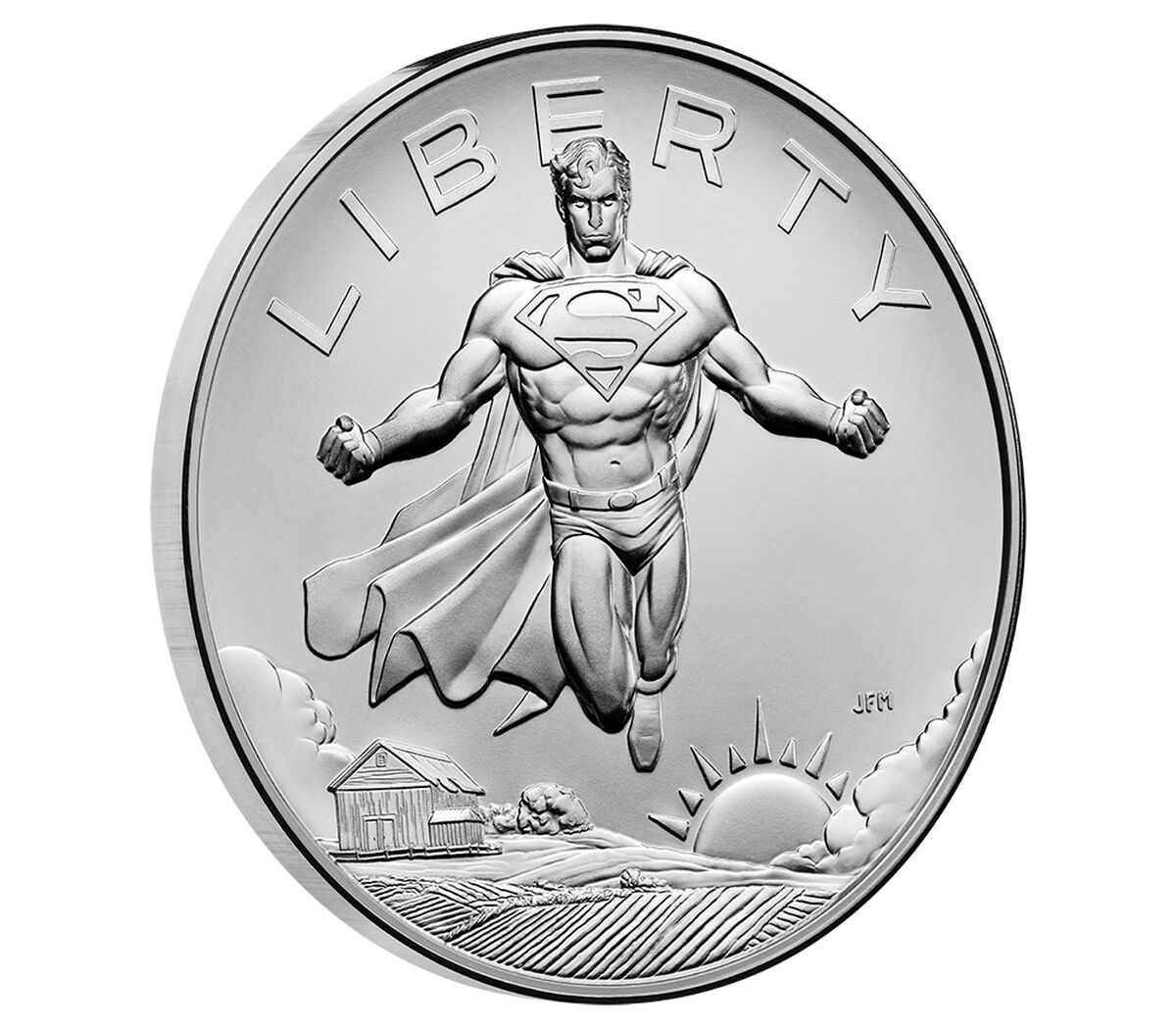Comic Art One Ounce Silver Medal &ndash; Superman&trade;, , hi-res image number 6.0