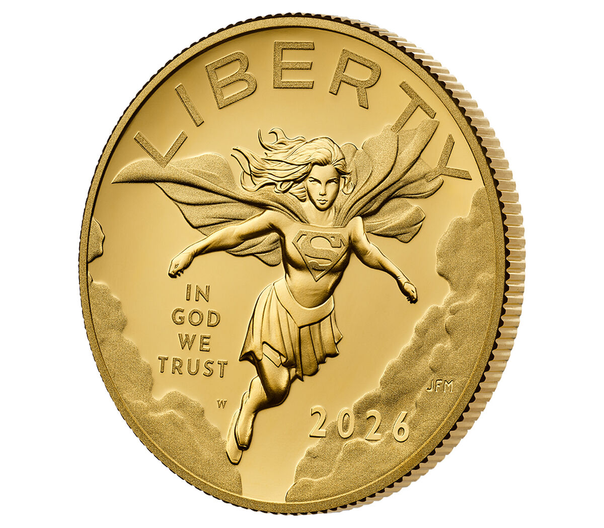 Comic Art 24-Karat Gold Proof Coin &ndash; Supergirl&trade;, , hi-res image number 5.0