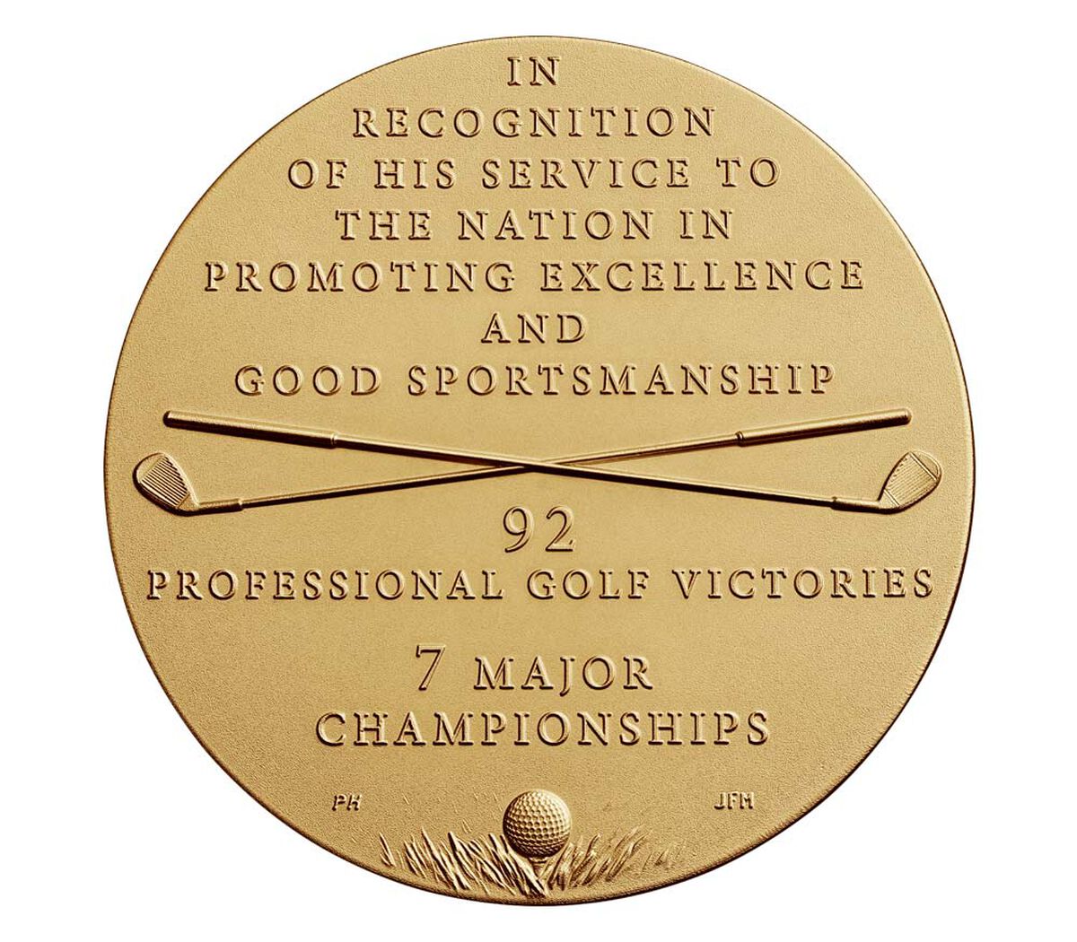 Arnold Palmer Bronze Medal image number 2.0