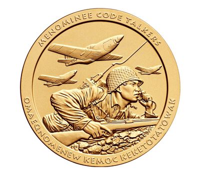 Menominee Tribe Code Talkers Bronze Medal