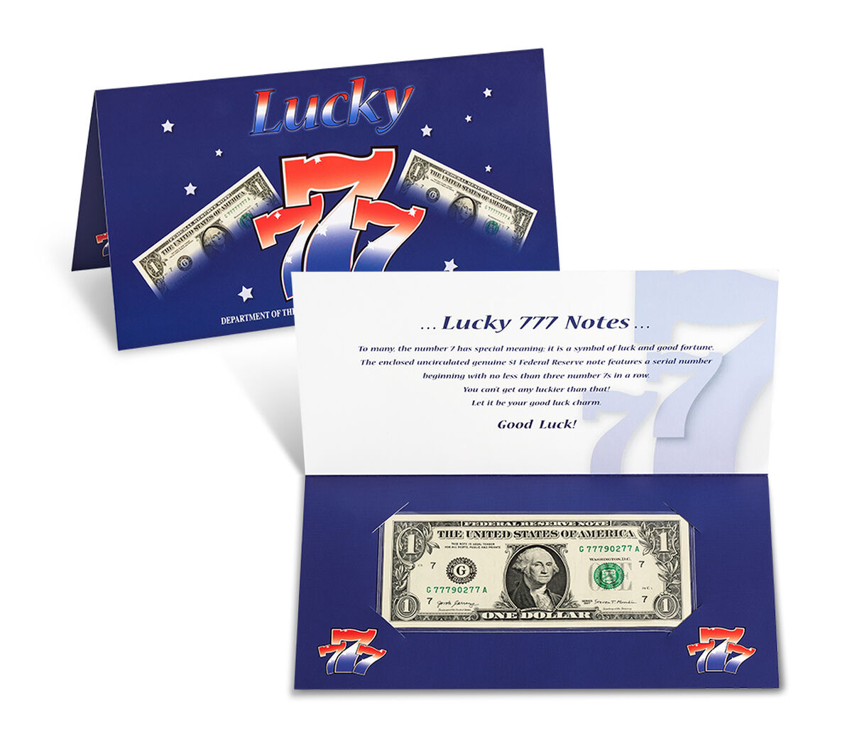 $1 Lucky 777 Note, , hi-res image number 1.0