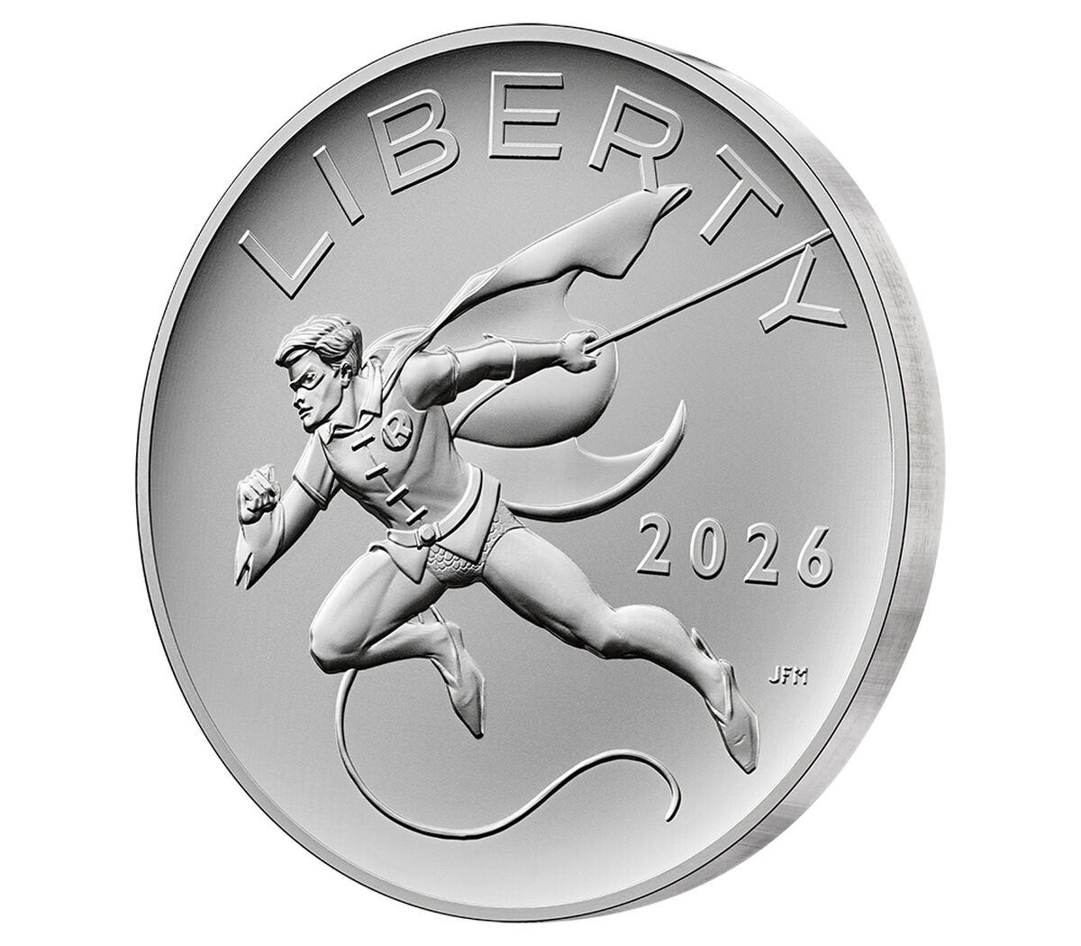 Comic Art 2.5 Ounce Silver Medal &ndash; Robin&trade;, , hi-res image number 4.0