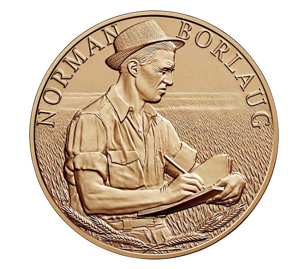 Dr. Norman Borlaug Bronze Medal image number 1.0