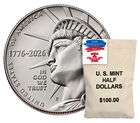 Semiquincentennial Half Dollar 2026 Rolls and Bags - Enduring Liberty