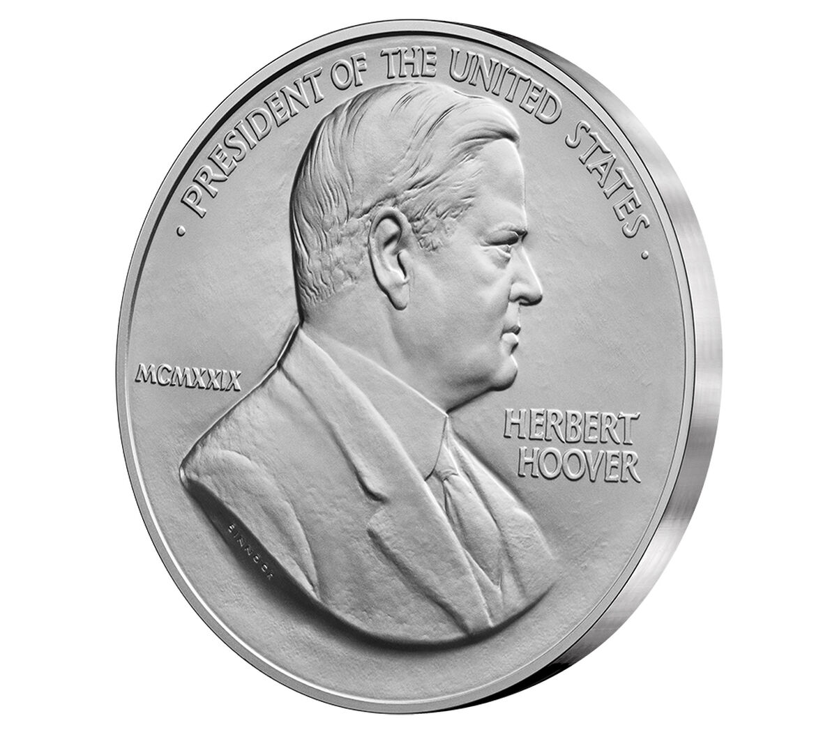 Herbert Hoover Presidential Silver Medal, , hi-res image number 3.0