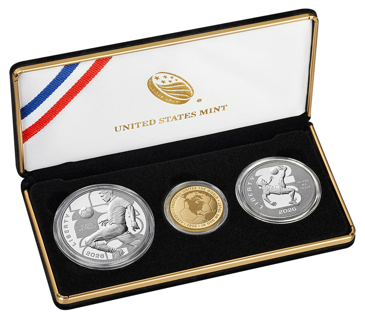 FIFA World Cup 2026&trade; Three-Coin Proof Set, , hi-res image number 2.0