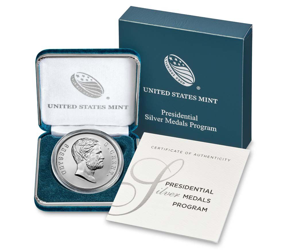 Ulysses S. Grant Presidential Silver Medal | US Mint